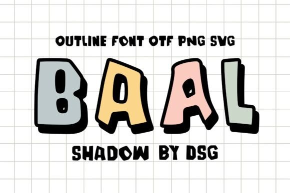 Baal Shadow: The Bold Typeface for Scroll-Stopping Campaigns