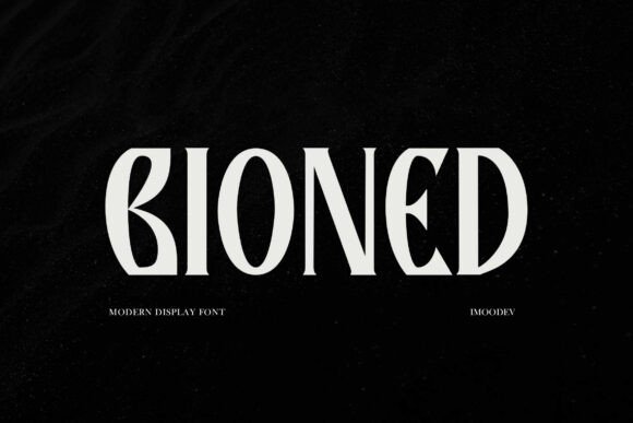 Bioned: The Gothic Serif Typeface That Elevates Campaign Design