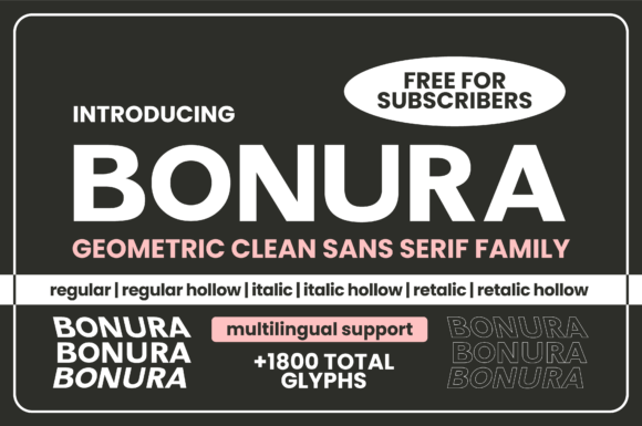 Bonura: The Sans Serif Font That Polishes Small Business Branding