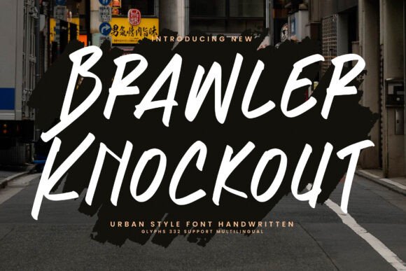 Brawler Knockout: The Bold Handwritten Typeface for Modern Web Design