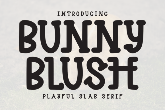 Bunny Blush: The Slab Serif Typeface for Joyful Campaigns
