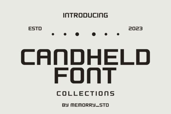 Candheld: A Bold Sans Serif Font for Modern Branding