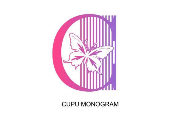 Cupu Monogram: The Creative Typeface for Polished Branding