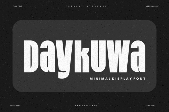 Daykuwa: The Bold Sans Serif Typeface for High-Impact Campaigns