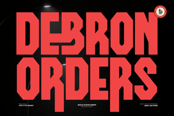 Debron Orders: The Bold Typeface That Elevates Small Business Branding