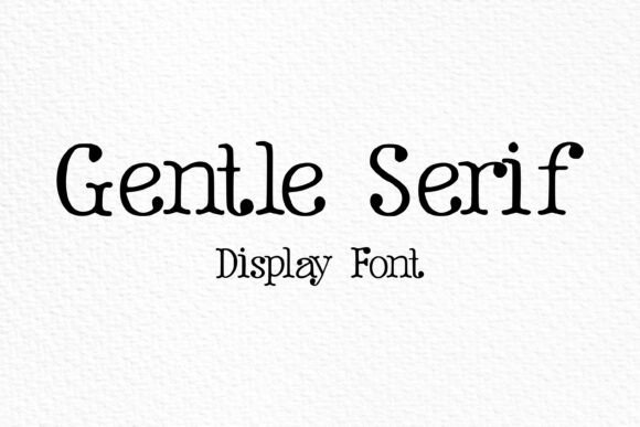 Gentle Serif: The Premium Typeface for Polished Brand Identity