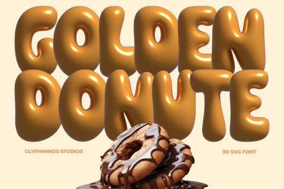 Golden Donut: The Playful Typeface for Engaging Editorial Design