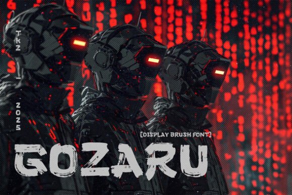 Gozaru: The Grungy Typeface That Brings Handmade Products to Life