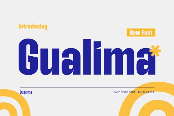 Gualima: The Bold Sans Serif Font That Elevates Digital Branding