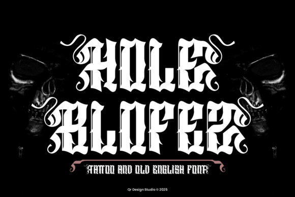 Hole Blofez: The Bold Blackletter Typeface for Modern Editorial Design