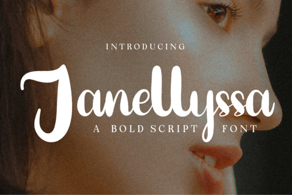 Janellyssa: A Bold Script Typeface for Editorial Design