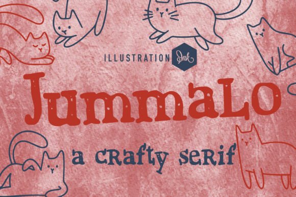 Jummalo: A Whimsical Serif Typeface for Editorial Design