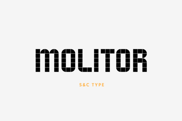 Molitor: The Mosaic-Inspired Typeface for Modern Digital Design