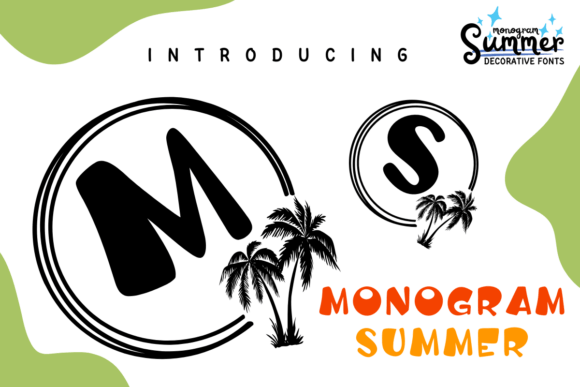 Monogram Summer: The Tropical Typeface for Bold Web Design