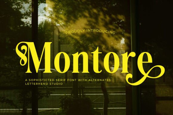 Montore: A Premium Serif Font for Campaigns That Demand Style