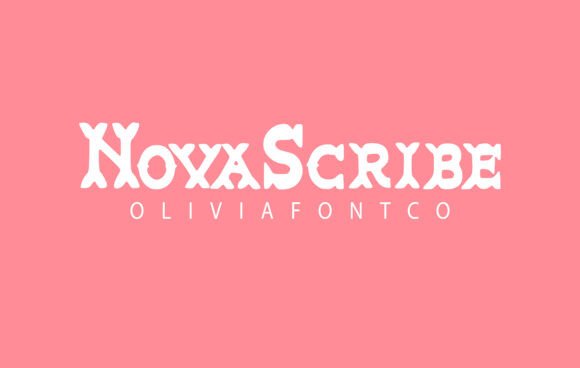 Novascribe: A Dramatic Serif Font for Bold Brand Identities