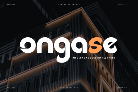 Ongase: The Bold Sans Serif Typeface for Scroll-Stopping Campaigns