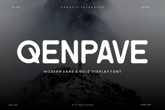 Qenpave: The Bold Sans Serif Typeface for High-Impact Campaigns