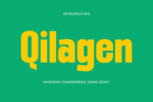 Qilagen: The Bold Sans Serif Typeface for High-Impact Campaigns