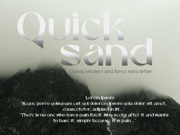 Quick Sand Font: A Playful Typeface for Modern Web Design