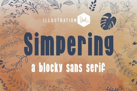 Simpering: A Bold Sans Serif Typeface for High-Impact Campaigns
