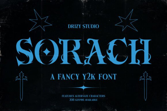 Sorach: The Bold Y2K Typeface That Transforms Small Business Branding