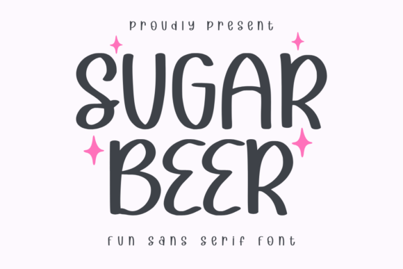 Sugar Beer: A Festive Sans Serif Font for Holiday Designs