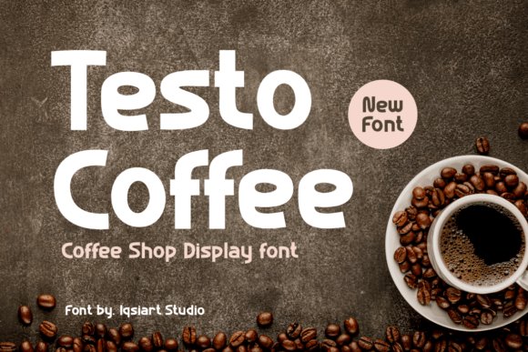 Testo Coffee: The Bold Sans Serif Typeface for High-Impact Campaigns